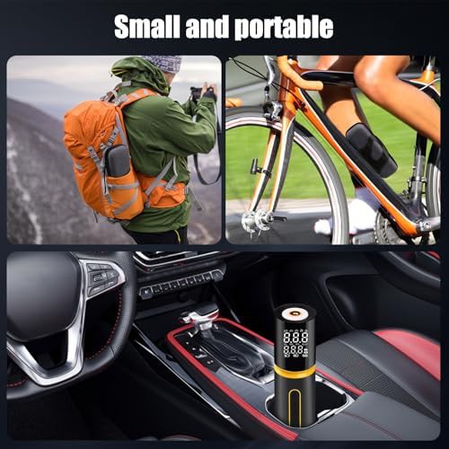 Cordless Bike Tire Pump with Digital Gauge — photo 4