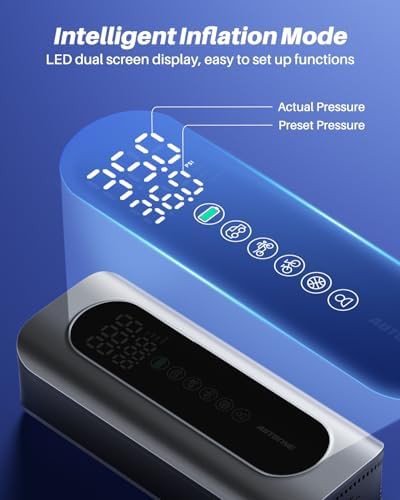 Smart cordless tire pump with one click operation — photo 4