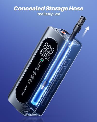 Smart cordless tire pump with one click operation — photo 5