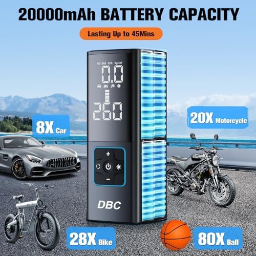 High capacity cordless bike and car pump — photo 3