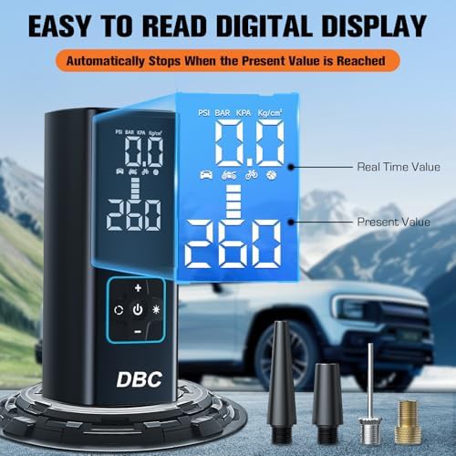High capacity cordless bike and car pump — photo 4