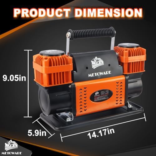 Heavy duty dual cylinder offroad air compressor — photo 5