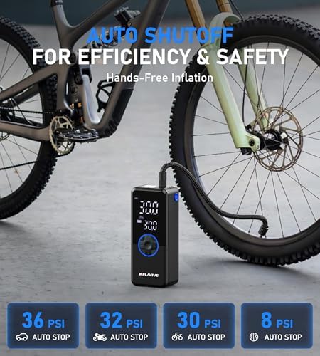 LED light electric tire inflator pump — photo 3