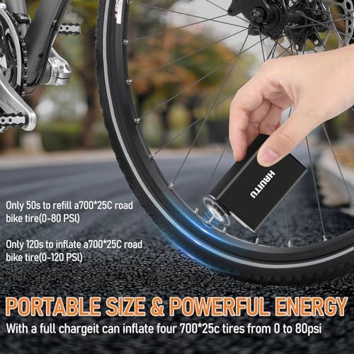 Mini Electric Bike Pump with Gauge — photo 3