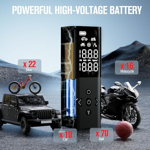 Auto Shutoff Cordless Digital Inflator — photo 4