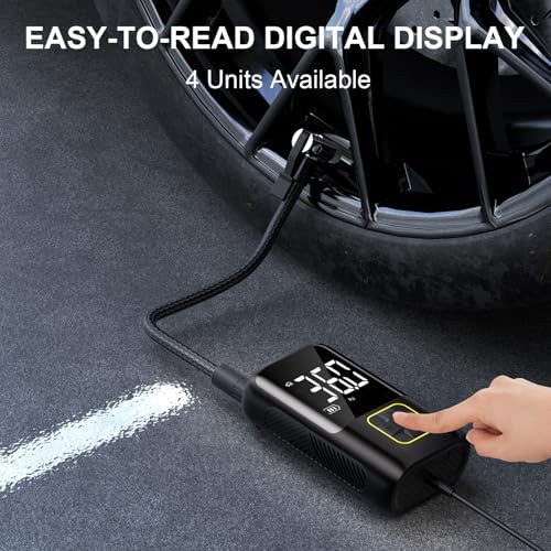One click smart tire inflator compressor — photo 2