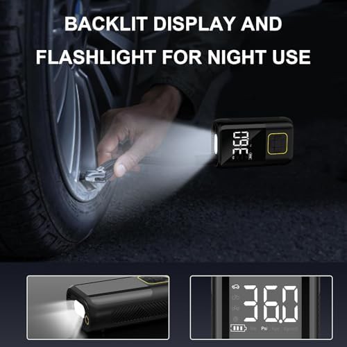 One click smart tire inflator compressor — photo 5