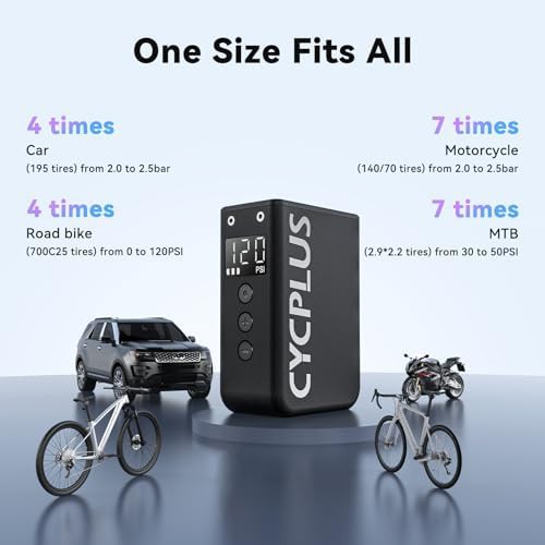 CYCPLUS AS2 Pro Max tiny tire inflator — photo 5