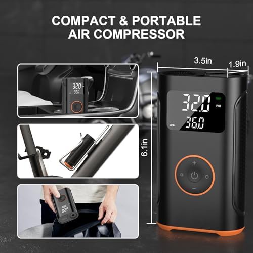 Portable Air Pump with Memory Function — photo 4