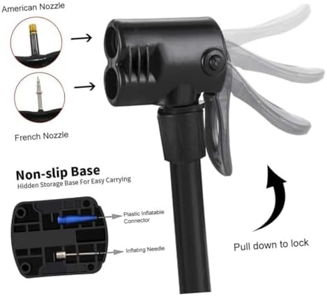 Anti Slip Pedal Bike Tire Foot Pump — photo 3