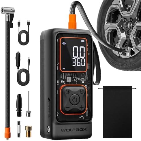 Cordless pump with digital pressure gauge