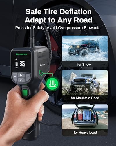 Compact Digital Tire Pump with LED Light — photo 3