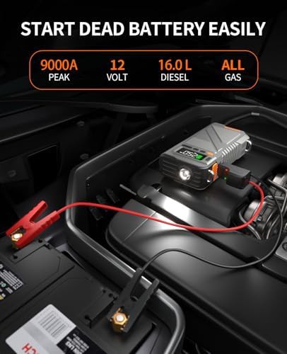 Jump starter with inflator and deflator — photo 3