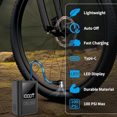 Mini electric frame pump for bikes — photo 4