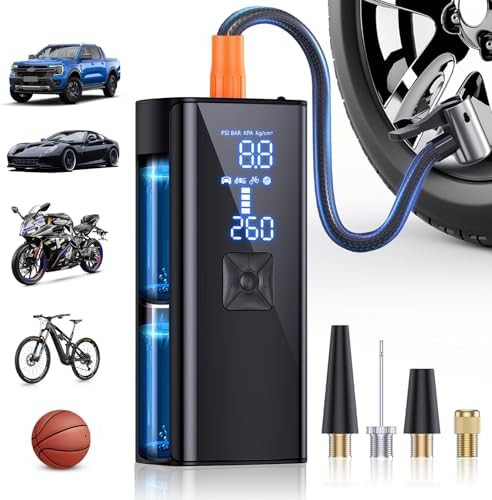 Fast inflation digital tire pump