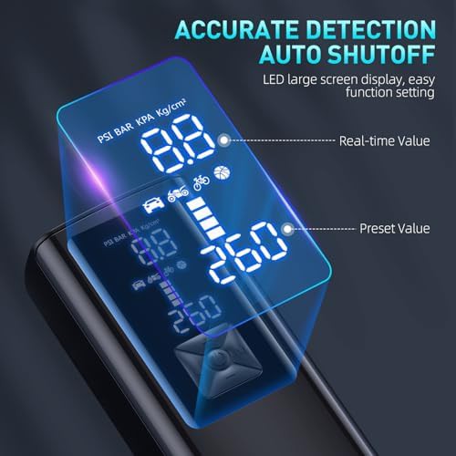 Fast inflation digital tire pump — photo 5