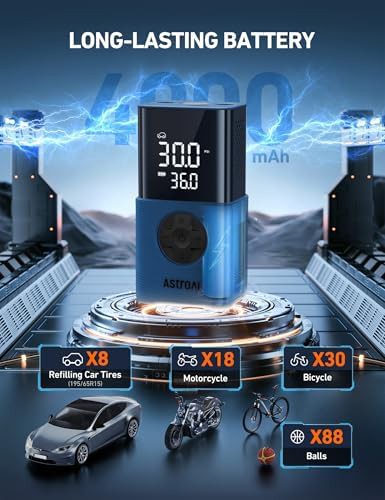 L7S blue cordless 150 PSI air pump — photo 3