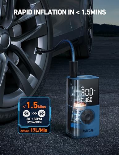 L7S blue cordless 150 PSI air pump — photo 4