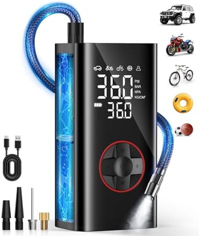 Cordless Pancake Style Tire Inflator