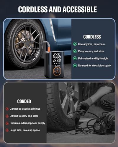 Cordless Tire Pump with Auto Stop — photo 5