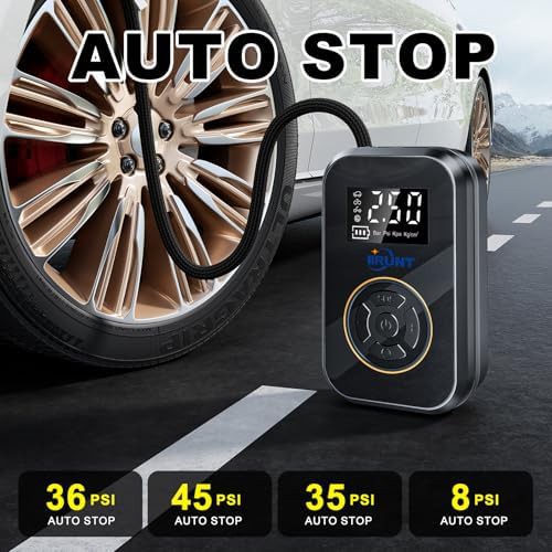Portable Electric Air Pump with LED Light — photo 2