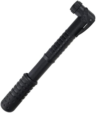 Black portable mini bike inflator pump