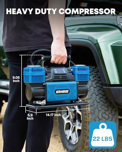 Digital Dual Cylinder Air Compressor with Auto Shut-off — photo 5