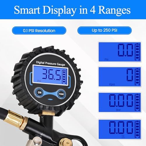 Heavy Duty Digital Tire Pressure Gauge Inflator — photo 5
