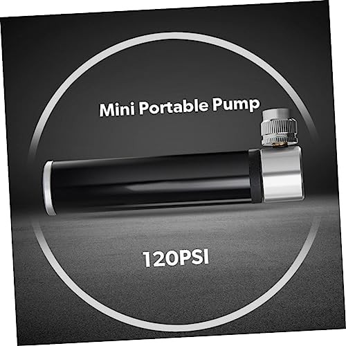 Black Manual Mini Bike Inflator — photo 5