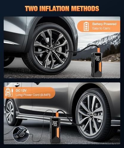 Portable air pump with integrated LED light — photo 3