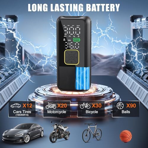 Fast smart portable tire air pump — photo 3