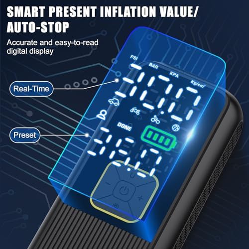 Fast smart portable tire air pump — photo 4