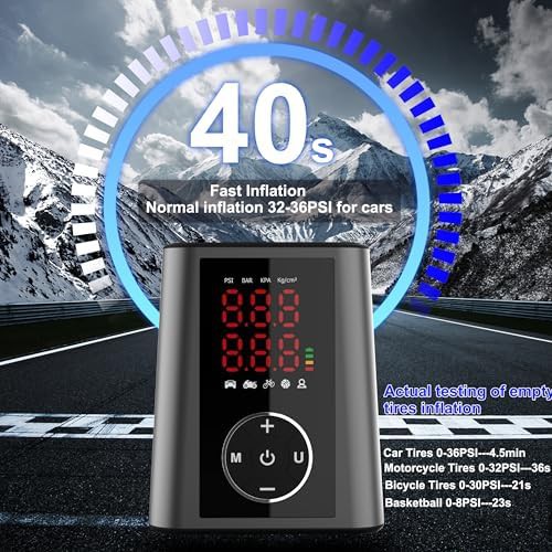 Cordless Portable Car Tire Air Pump — photo 4
