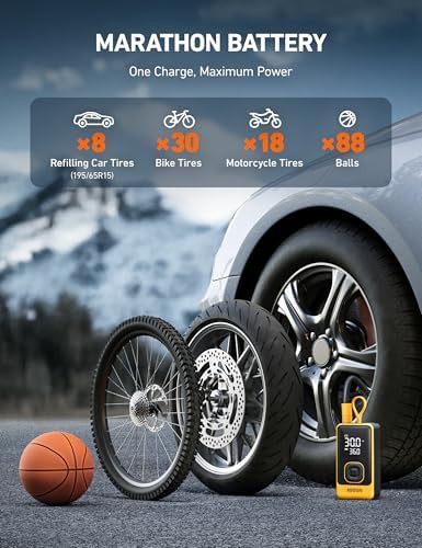 L7 cordless 150 PSI car and bike pump — photo 4