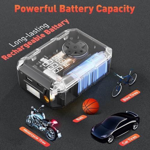 Cordless Rechargeable Bike and Car Air Pump — photo 4