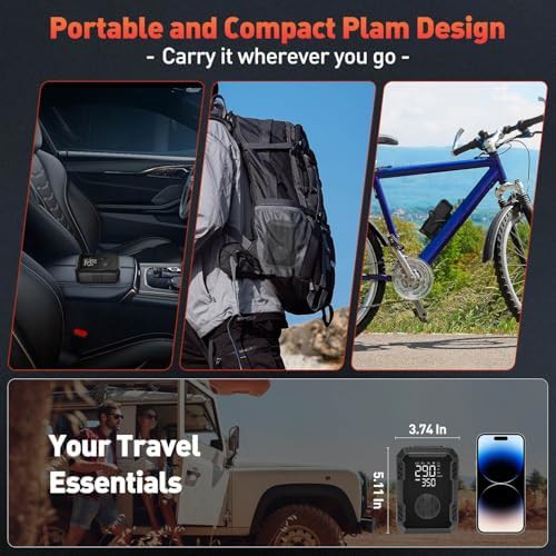 Cordless Rechargeable Bike and Car Air Pump — photo 5