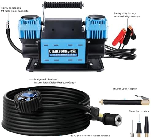 Heavy Duty 12V Offroad Air Compressor — photo 3