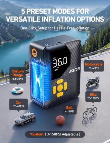Fast inflation digital tire pump — photo 3