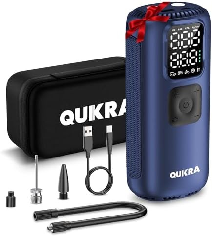 Blue cordless smart air compressor T22