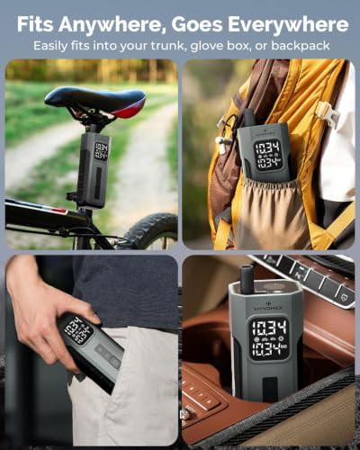 Mini Electric Bike Pump with Digital Gauge — photo 5