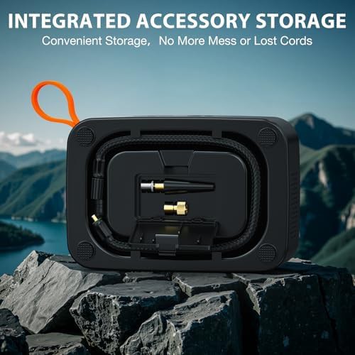 Orange Portable High Pressure Air Compressor — photo 4