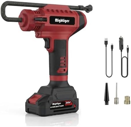 Mini handheld cordless 20V air compressor