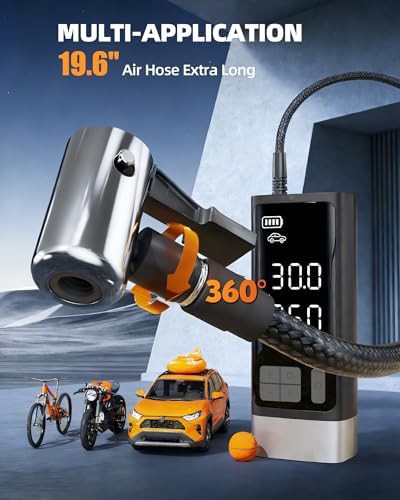 Dual Cylinder Portable Cordless Air Compressor — photo 4