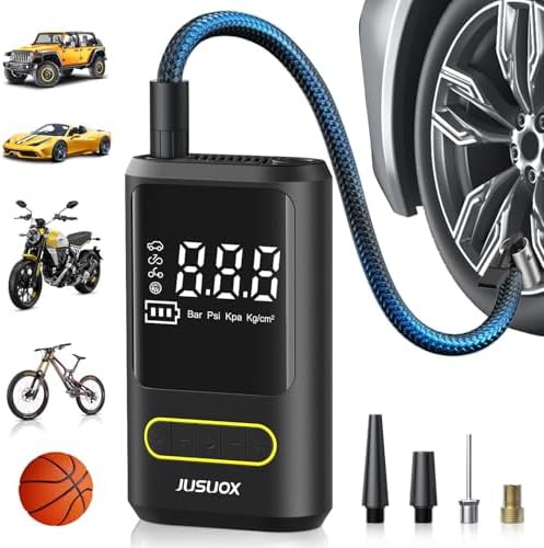 Cordless auto shut off air pump