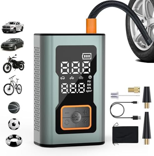 Mini bike digital display air pump