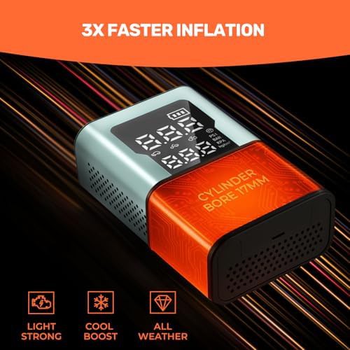 Mini bike digital display air pump — photo 3