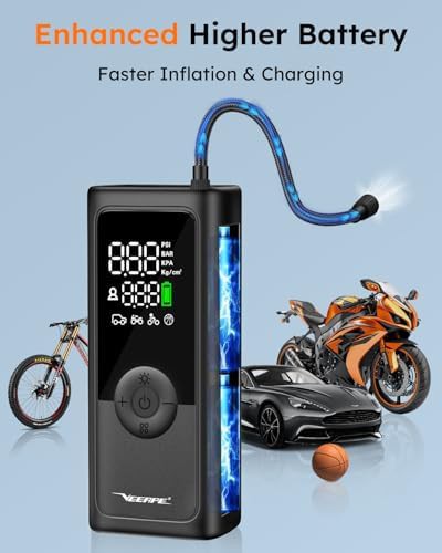 Tiny Mini Cordless Bike Tire Pump — photo 3