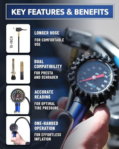 Presta valve adaptor air pump — photo 4
