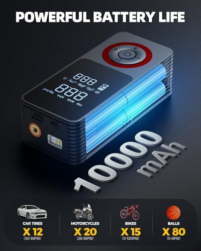 Portable air compressor with Type-C charging — photo 5