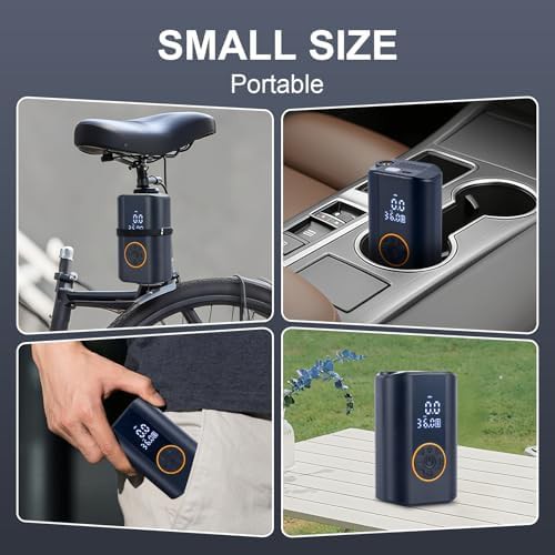 Cordless rechargeable mini air pump — photo 5